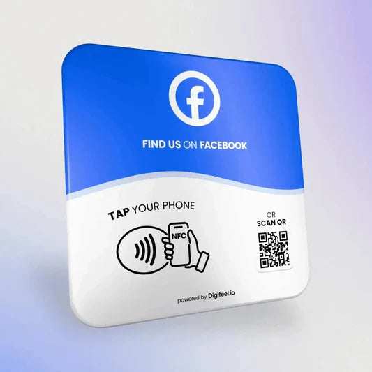 Facebook NFC Review Card Acrylic Sticker