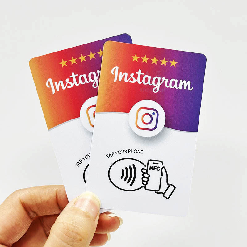 Instagram NFC cards