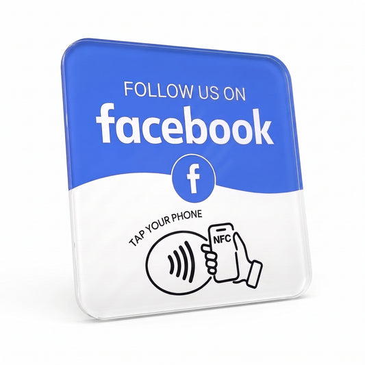 Facebook NFC Card Acrylic Sticker