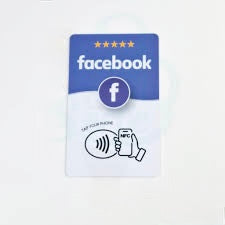 Facebook NFC cards