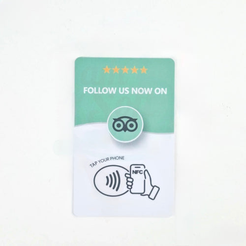 TripAdvisor Review NFC Cards