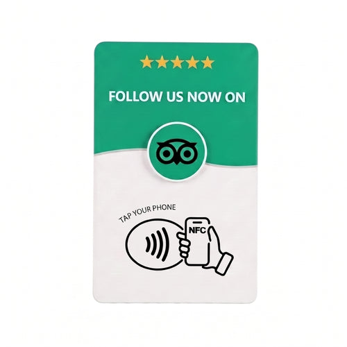 TripAdvisor Review NFC Cards