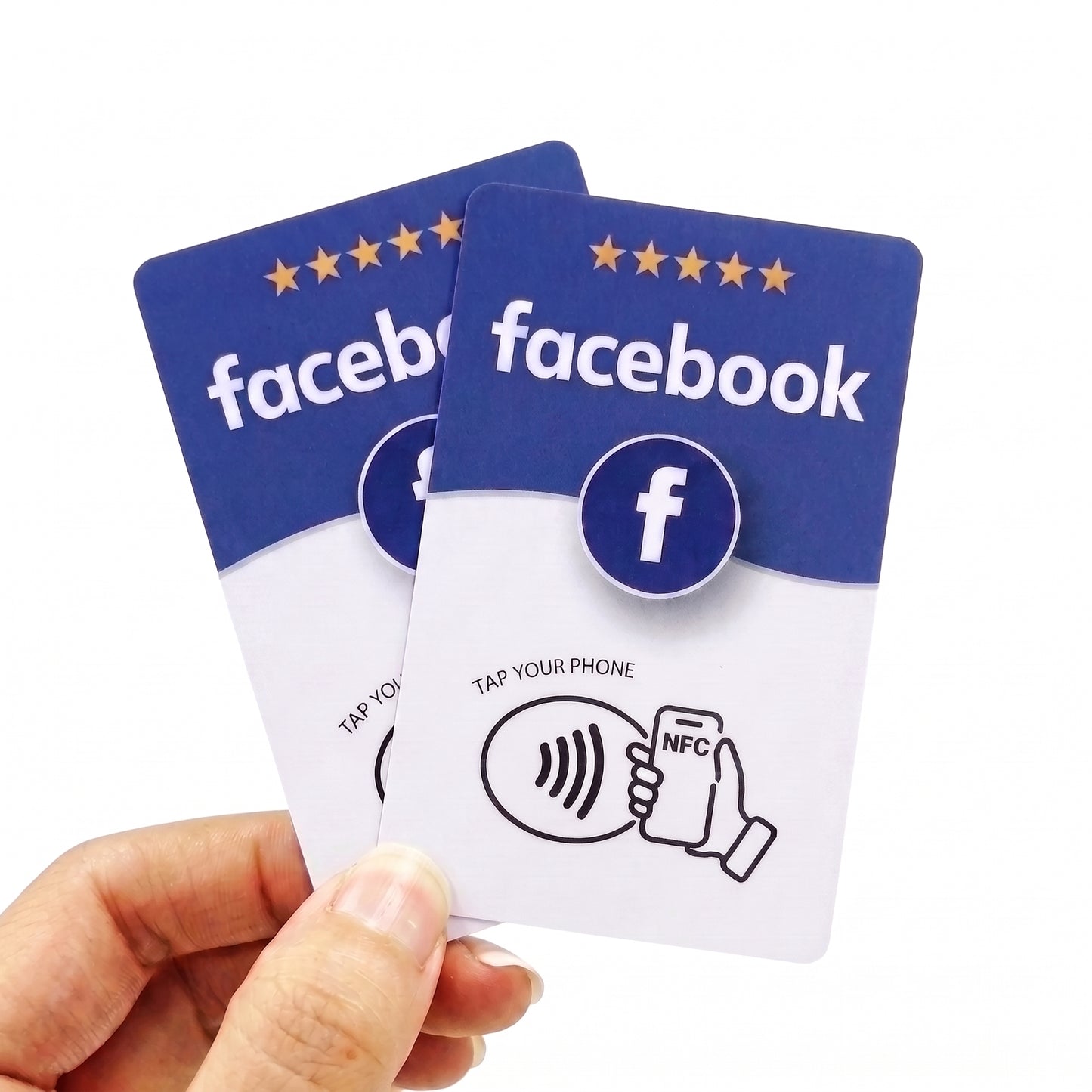 Facebook NFC cards