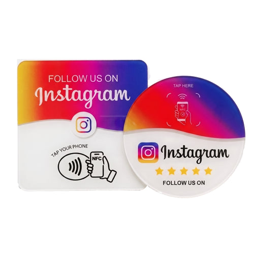 Instagram NFC Card Acrylic Sticker