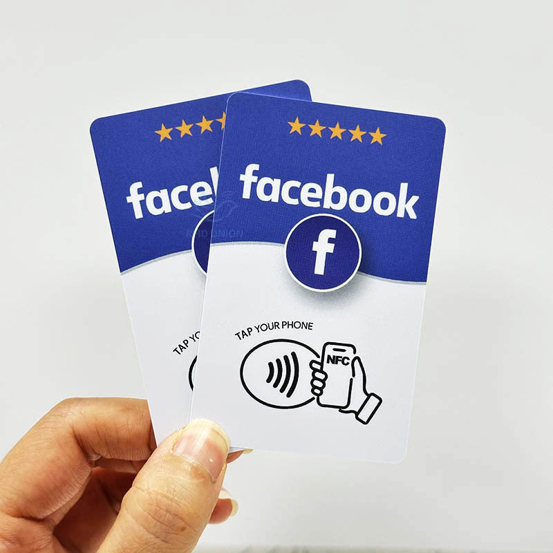 Facebook NFC cards