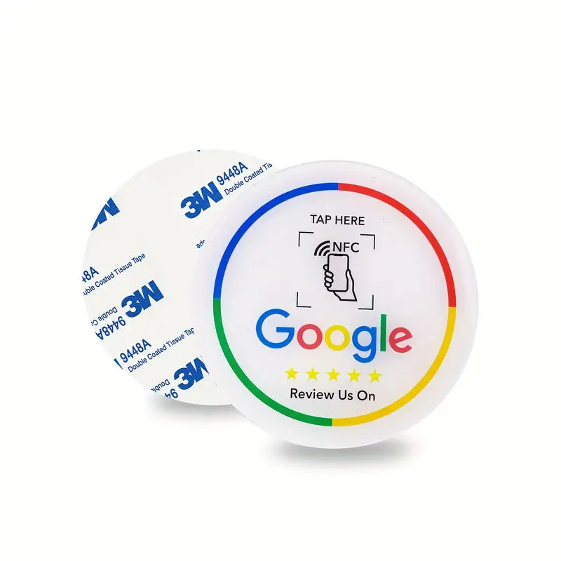 Google NFC Review Card Acrylic Sticker