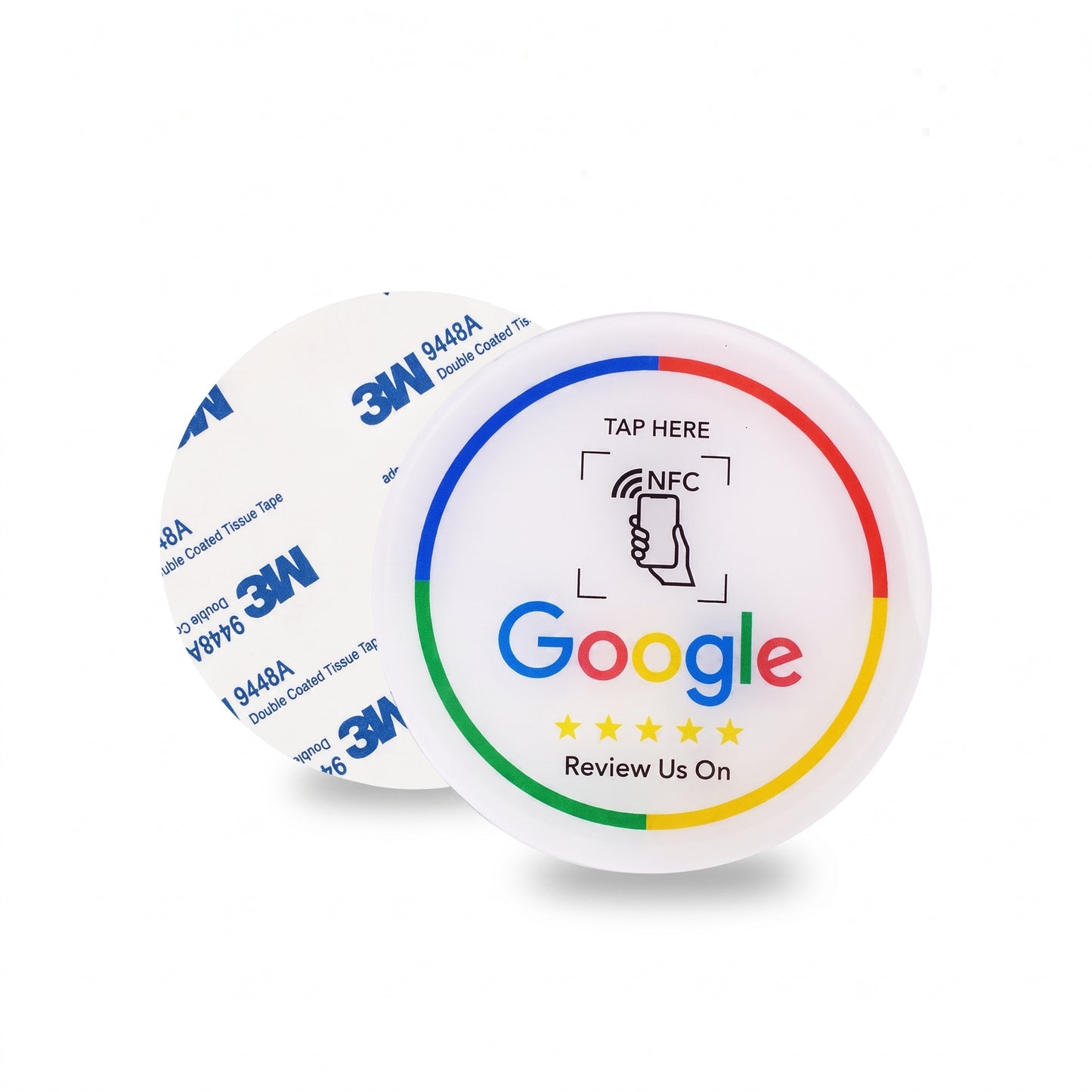 Google NFC Review Card Acrylic Sticker
