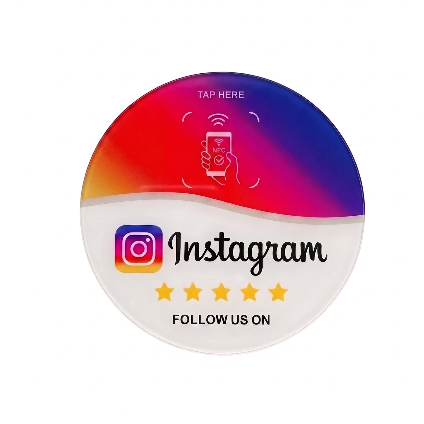 Instagram NFC Card Acrylic Sticker