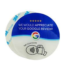 Google NFC Review Card Acrylic Sticker
