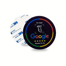 Google NFC Review Card Acrylic Sticker