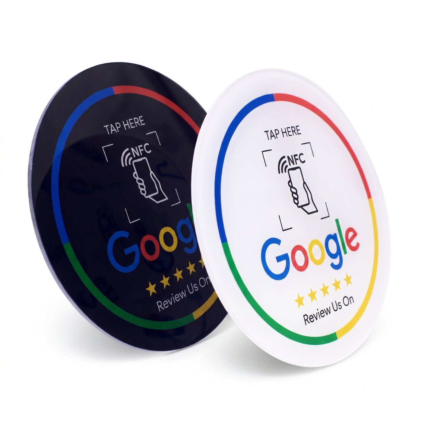 Google NFC Review Card Acrylic Sticker