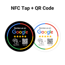 Google NFC Review Card Acrylic Sticker